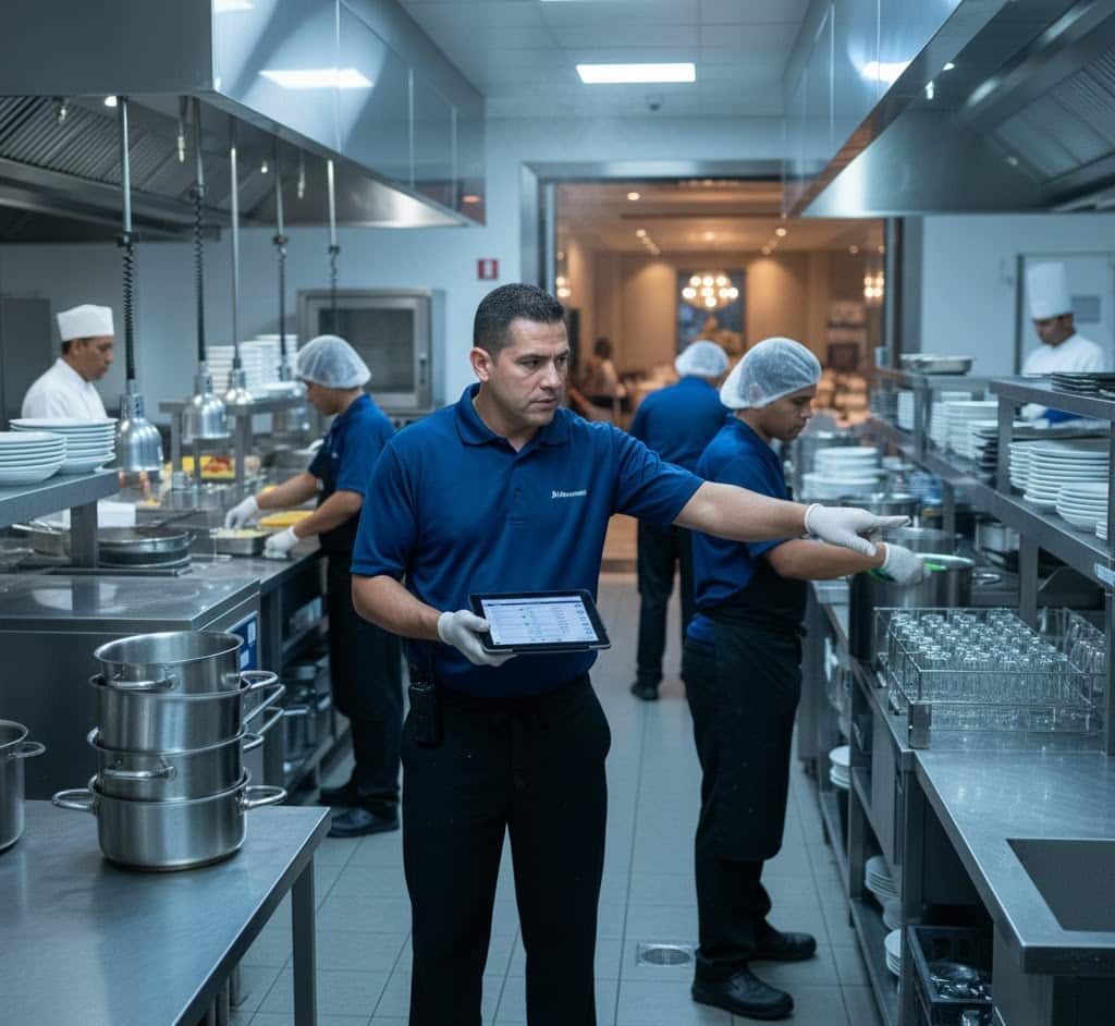 Supervisor de Lavaplatos y Limpieza de Cocina